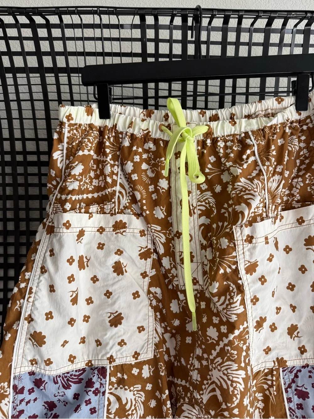Free people Well Played Printed Pants Paisley And Floral Combo